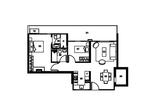 Hijauan - Floor Plan