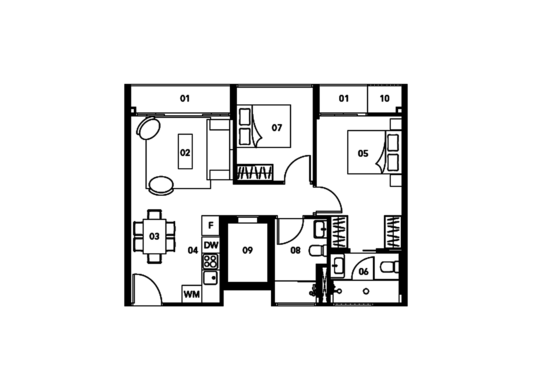 Hijauan - Floor Plan