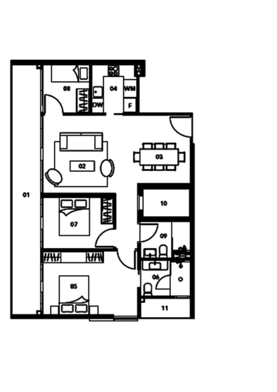 Hijauan - Floor Plan