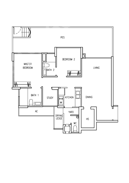 A Treasure Trove, 60 Punggol Walk, 2 Bedrooms, 1,183 sqft, Condominium For Rent, by Gabriel Tang, 21113907 - PropertyGuru.com.sg