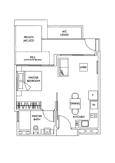 The Luxurie - Floor Plan