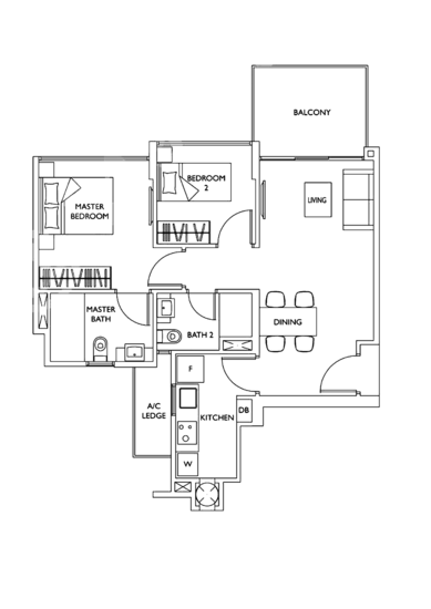 The Luxurie - Floor Plan