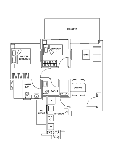 The Luxurie - Floor Plan