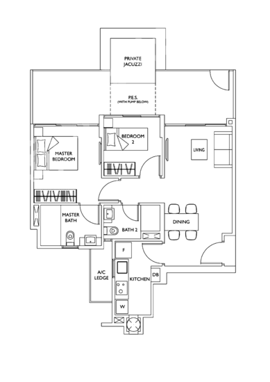 The Luxurie - Floor Plan