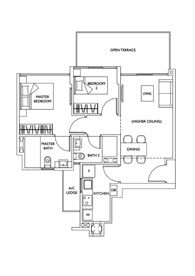 The Luxurie - Floor Plan