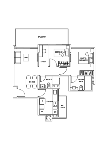 The Luxurie - Floor Plan