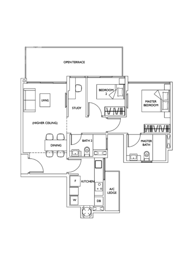 The Luxurie - Floor Plan