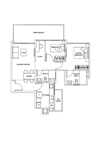 The Luxurie, 11 Compassvale Road, 2 Bedrooms, 883 sqft, Condominium For Sale, by King Tang, 60054624 - PropertyGuru.com.sg