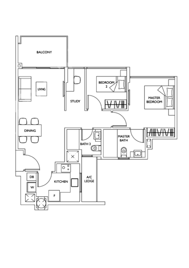 The Luxurie - Floor Plan