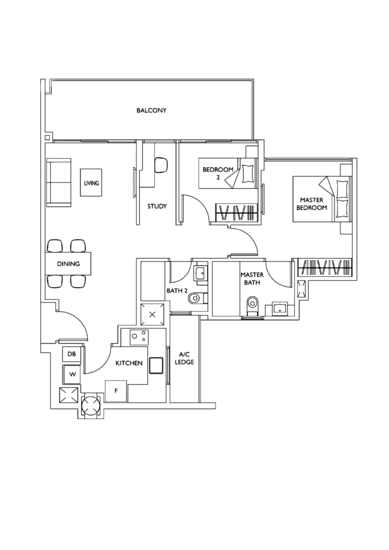 The Luxurie - Floor Plan