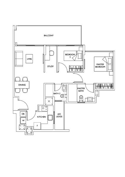 The Luxurie, 11 Compassvale Road, 2 Bedrooms, 883 sqft, Condominium For Sale, by Gupta Sameer Raj, 500215936 - PropertyGuru.com.sg