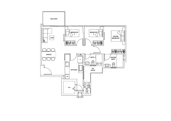 The Luxurie - Floor Plan