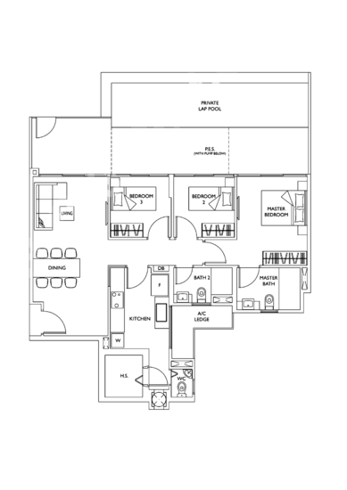 The Luxurie - Floor Plan
