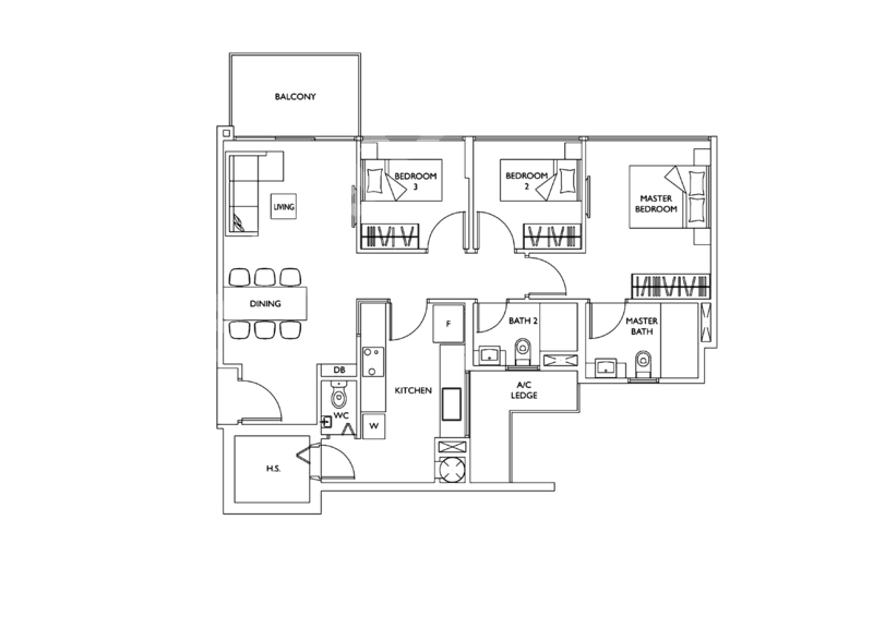 The Luxurie, 31 Compassvale Road, 3 Bedrooms, 1,001 sqft, Condominium For Sale, by Jeannie Lim, 500087248 - PropertyGuru.com.sg