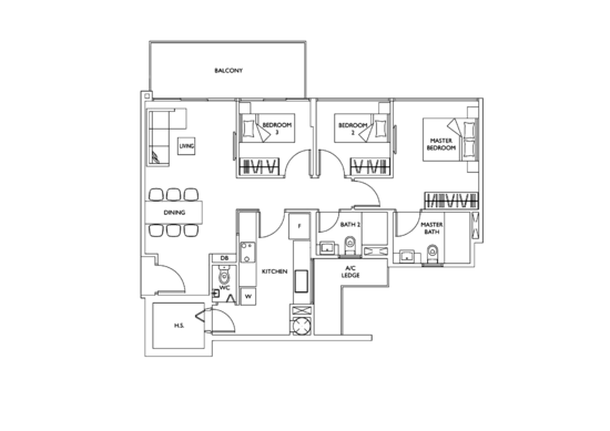 The Luxurie - Floor Plan