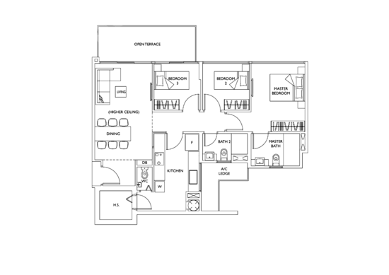 The Luxurie - Floor Plan