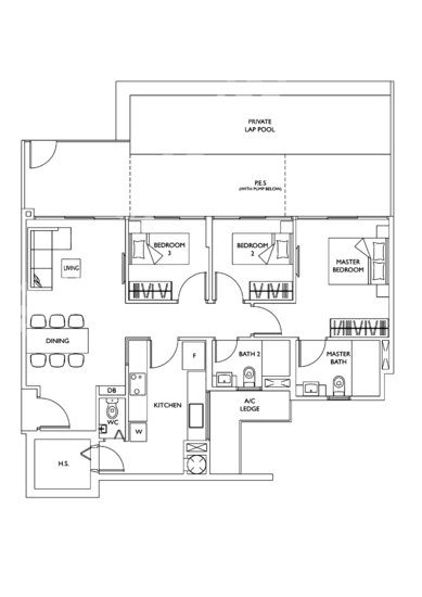 The Luxurie - Floor Plan