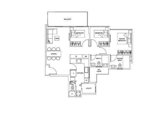 The Luxurie - Floor Plan
