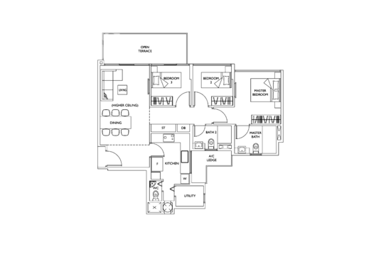 The Luxurie - Floor Plan