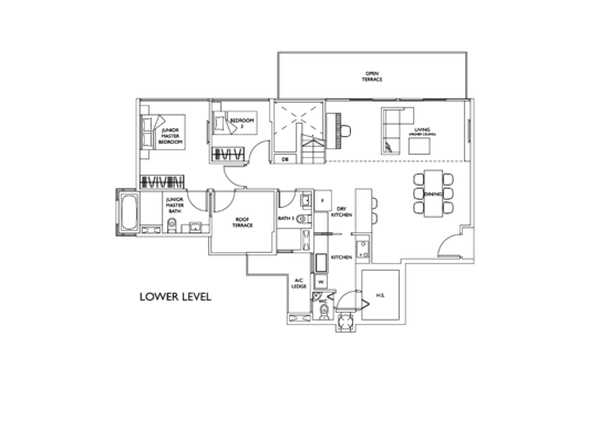 The Luxurie - Floor Plan