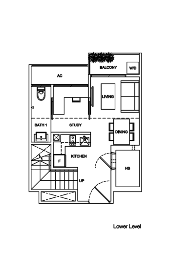 Laverne's Loft - Floor Plan