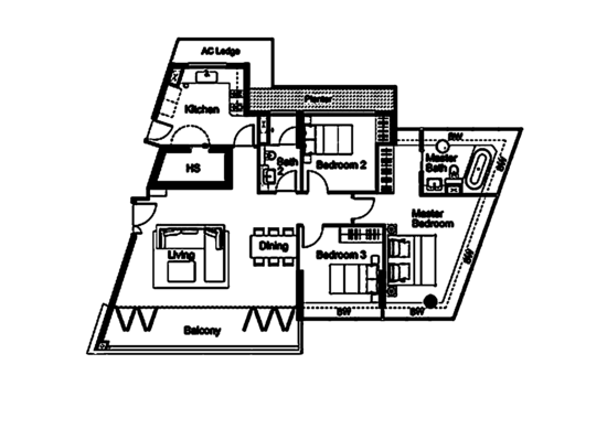 8 Raja - Floor Plan