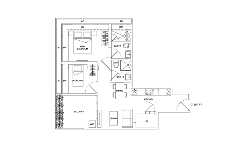 Regent Residences, 1091 Serangoon Road, 2 Bedrooms, 818 sqft, Condominium For Rent, by Stephen Li, 500137625 - PropertyGuru.com.sg