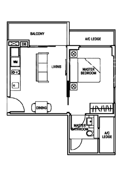 Suites @ Newton, 1 Surrey Road, 1 Bedroom, 484 sqft, Apartment For Sale, by Stephanie Yong, 500221876 - PropertyGuru.com.sg