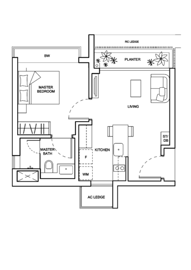 The Palette - Floor Plan