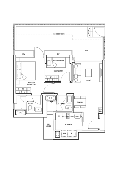The Palette - Floor Plan
