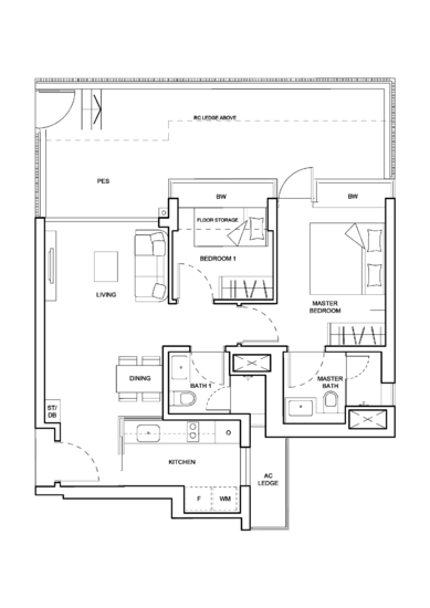 The Palette - Floor Plan