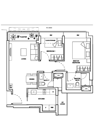 The Palette - Floor Plan
