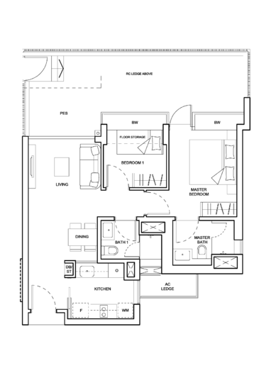 The Palette - Floor Plan