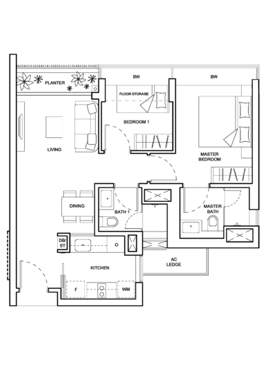 The Palette - Floor Plan