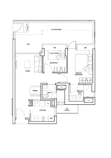 The Palette - Floor Plan