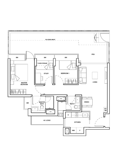 The Palette - Floor Plan
