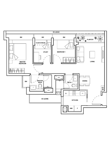 The Palette - Floor Plan