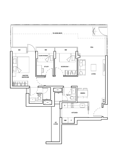 The Palette - Floor Plan