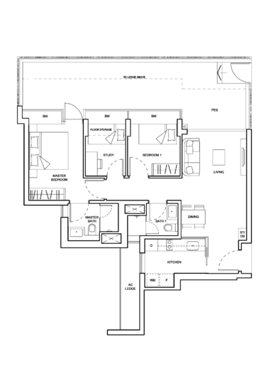 The Palette - Floor Plan