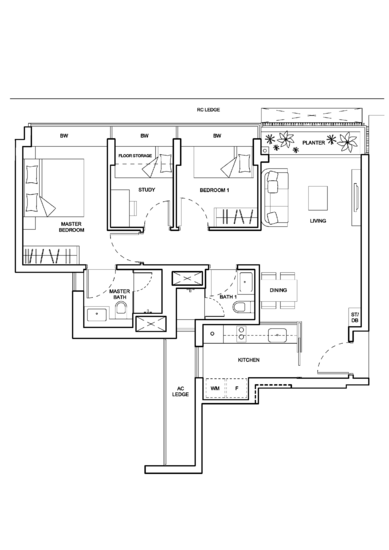 The Palette - Floor Plan