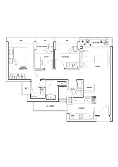 The Palette - Floor Plan