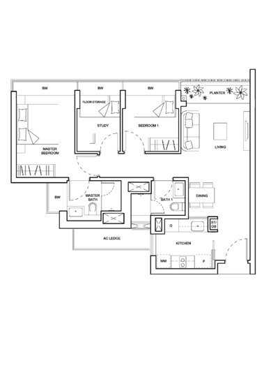 The Palette - Floor Plan