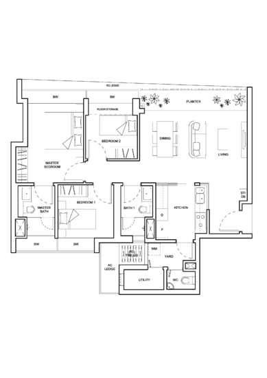 The Palette - Floor Plan