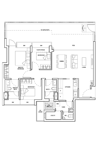 The Palette - Floor Plan
