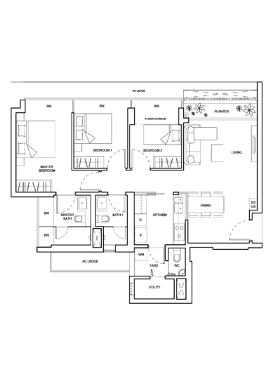 The Palette - Floor Plan