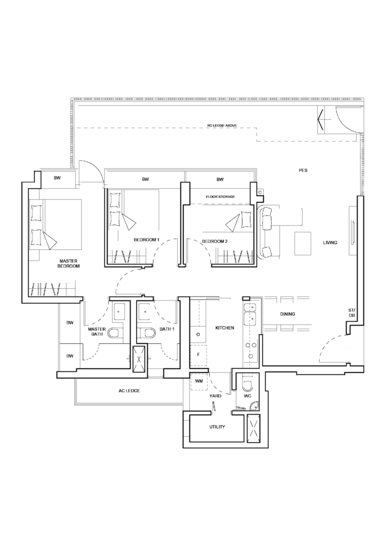 The Palette - Floor Plan