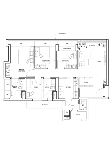 The Palette - Floor Plan
