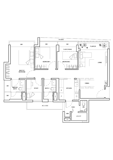 The Palette - Floor Plan