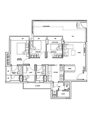 The Palette - Floor Plan