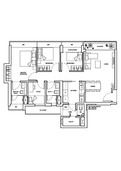 The Palette - Floor Plan